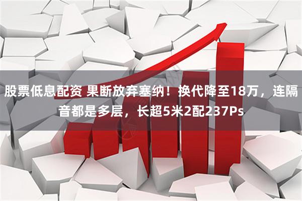 股票低息配资 果断放弃塞纳！换代降至18万，连隔音都是多层，长超5米2配237Ps